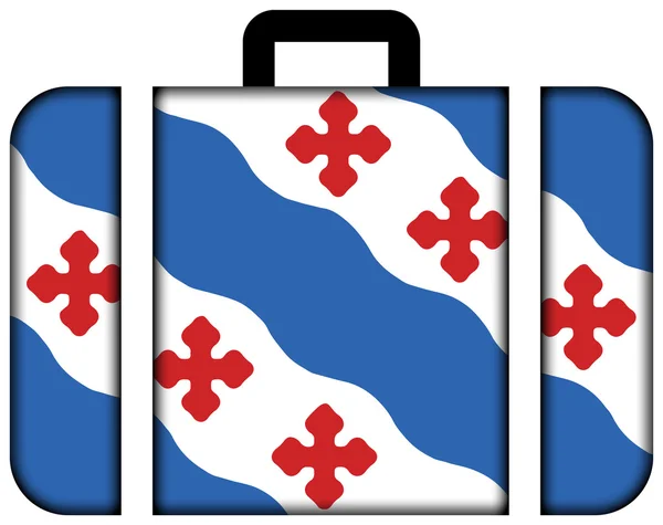 Rockville, Maryland, Amerikai Egyesült Államok zászlaja. Bőrönd ikon — Stock Fotó