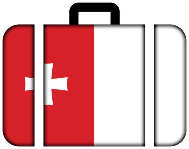 Rustavi, Gürcistan bayrağı. Bavul simgesi