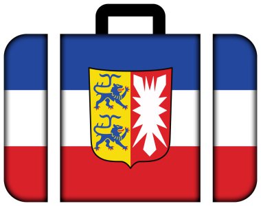 Kat, Almanya'nın kuzeyinde Schleswig-Holstein bayrağı