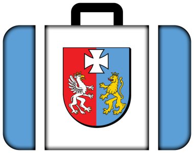 Subcarpathian Voyvodalığı, Polonya bayrağı. Bavul simgesi