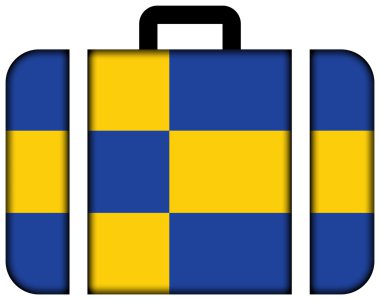 Tilburg, Hollanda bayrağı. Bavul simgesi