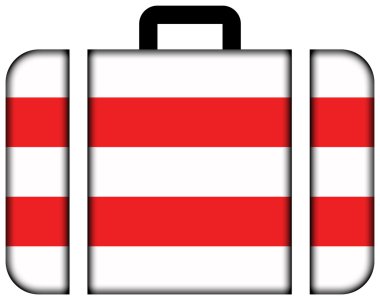 Usti nad Labem, Çek Cumhuriyeti bayrağı. Bavul simgesi