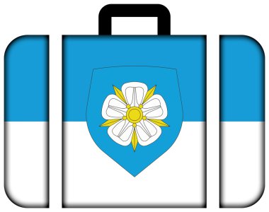 Viljandi bayrağı kat, Estonya ile. Bavul simgesi