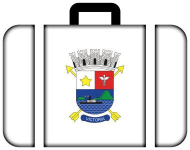 Vitoria, Espirito Santo, Brezilya bayrağı. Bavul simgesi