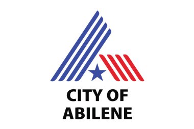Abilene, Texas, ABD bayrağı. Vektör biçimi
