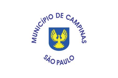 Campinas, Sao Paulo devlet, Brezilya bayrağı. Vektör biçimi