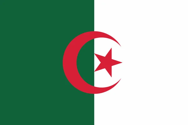 Algeria Flag. Vector Format — Stock Vector