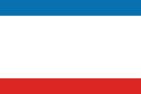De vlag van de autonome Republiek van de Krim. Vector-formaat — Stockvector