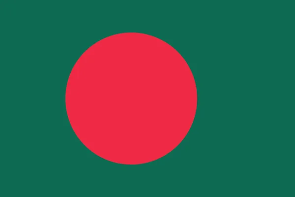 Bandiera del Bangladesh. Formato vettoriale — Vettoriale Stock