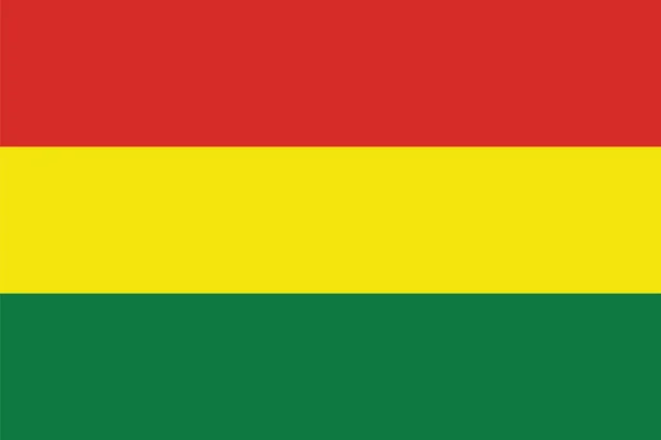 Bolivianische Flagge. Vektorformat — Stockvektor