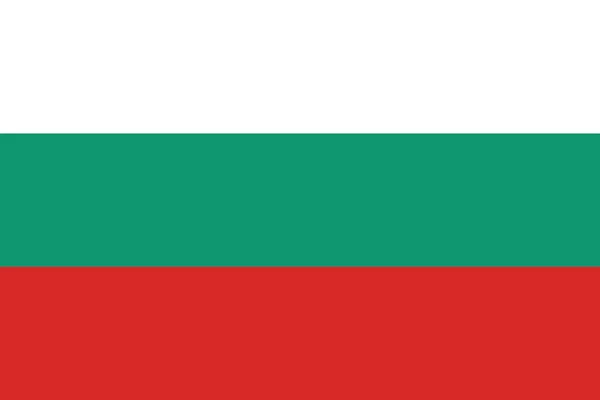 保加利亚国旗。矢量格式 — 图库矢量图片