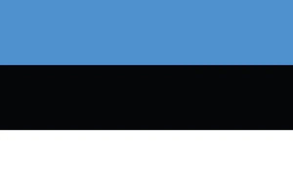 Bandera Estonia. Formato vectorial — Vector de stock