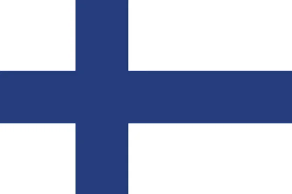 Vlag van Finland. Vector-formaat — Stockvector