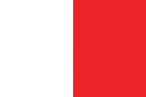 Flagge von Bari, Italien. Vektorformat — Stockvektor