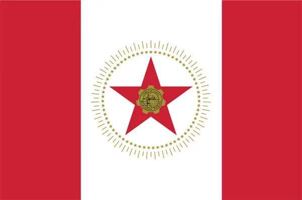 Bandeira de Birmingham, Alabama, EUA. Formato vetorial —  Vetores de Stock