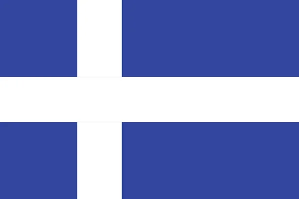 Bandiera di Calais, Francia. Formato vettoriale — Vettoriale Stock