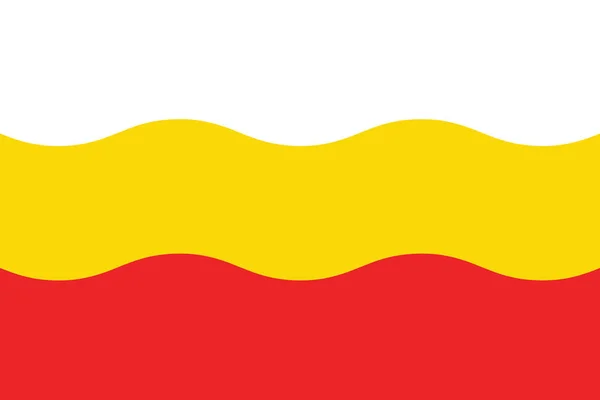 Flaga miasta Decin, Czechy. Formacie wektorowym — Wektor stockowy