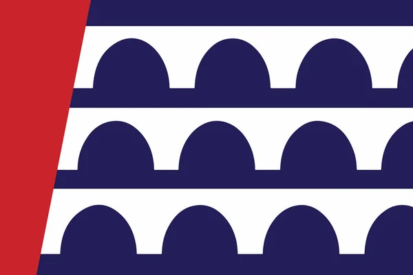 Bandera de Des Moines, Iowa, EE.UU. Formato vectorial — Vector de stock