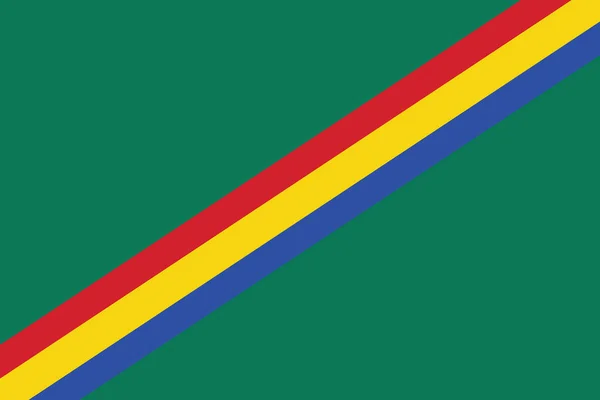 Drapeau de Drochia, Moldavie. Format vectoriel — Image vectorielle