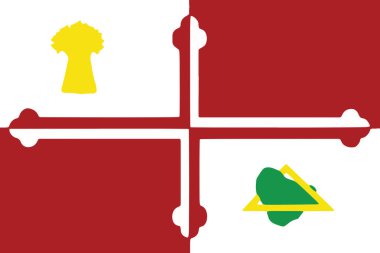 Flag of Howard County, Maryland, USA. Vector Format clipart