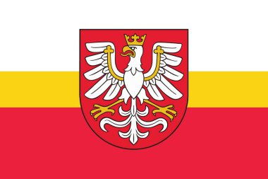 Kat, Polonya ile daha az Polonya Voyvodalığı bayrağı. 