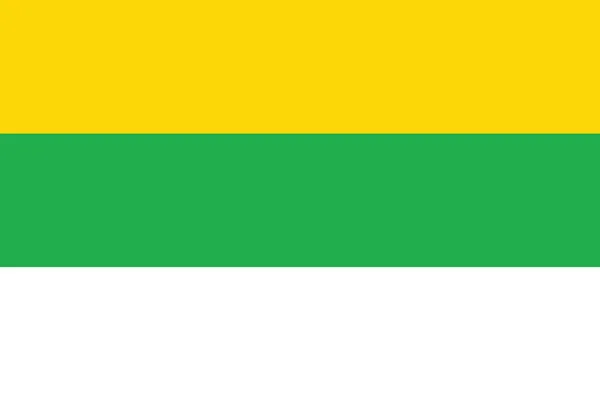 Bandera de Frantiskovy Lazne, Chequia. Formato vectorial — Vector de stock