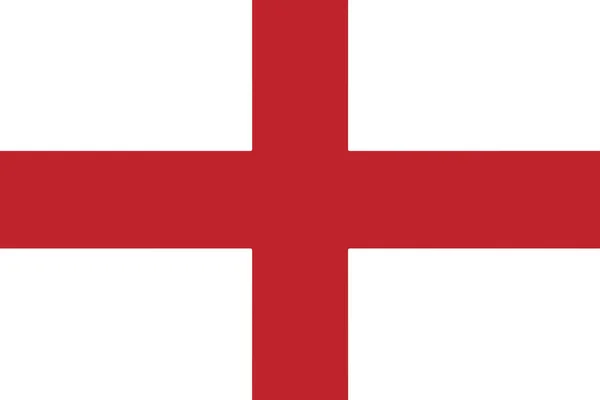 Bandeira de Génova, Itália. Formato vetorial — Vetor de Stock