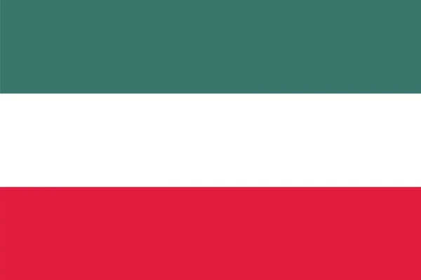 Bandeira de Gorzow Wielkopolski, Polónia. Formato vetorial —  Vetores de Stock