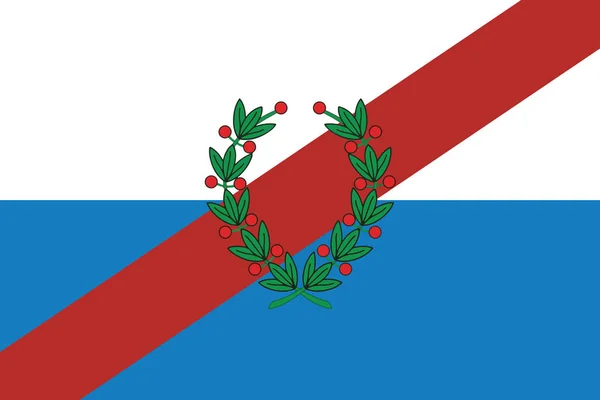 Vlajka z La Rioja Province, Argentina. Vektorový formát — Stockový vektor