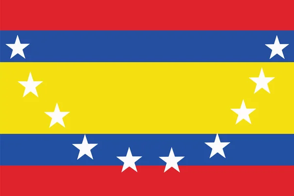 Bandera de Loja, Ecuador. Formato vectorial — Vector de stock