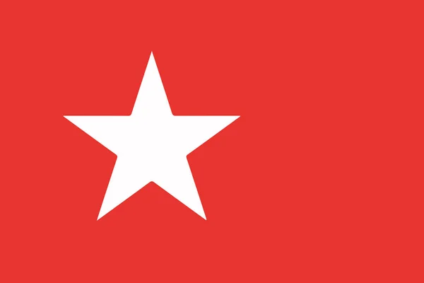 Флаг Маастрихта, Нидерланды. Вектор — стоковый вектор