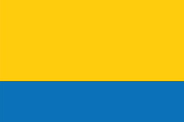 Opole Voyvodalığı, Polonya bayrağı. Vektör biçimi