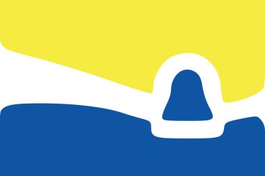 San Luis Obispo, Kaliforniya, ABD bayrağı. Vektör biçimi