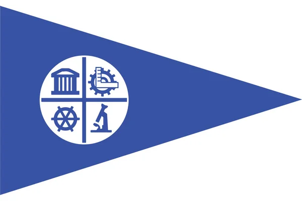 Bandera de Minneapolis, Minnesota, USA. Formato vectorial — Archivo Imágenes Vectoriales