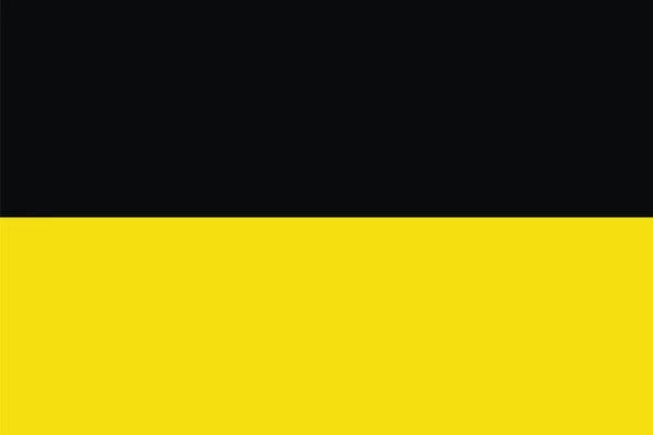 Flagga av Namur, Wallonia Region, Belgien. Vektorformat — Stock vektor