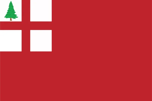Прапор Нової Англії, США. Векторний формат — стоковий вектор