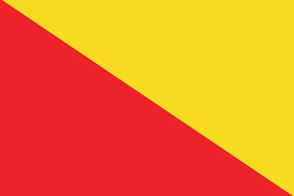 Flaga Palermo, Włochy. Format wektora — Wektor stockowy