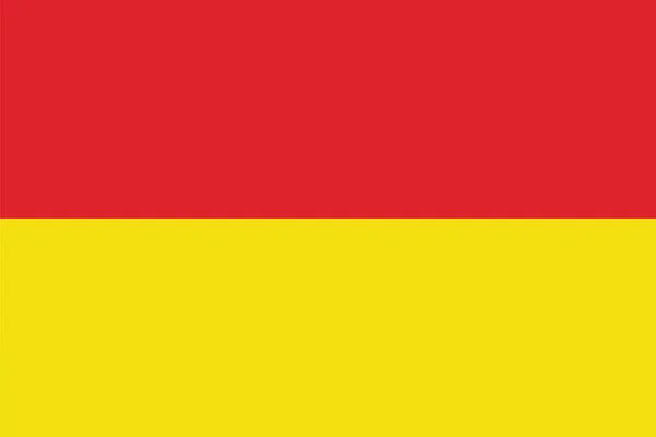 德国帕德博恩的旗子。矢量格式 — 图库矢量图片