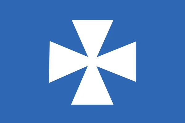 Bandera de Rzeszow, Polonia. Formato vectorial — Vector de stock