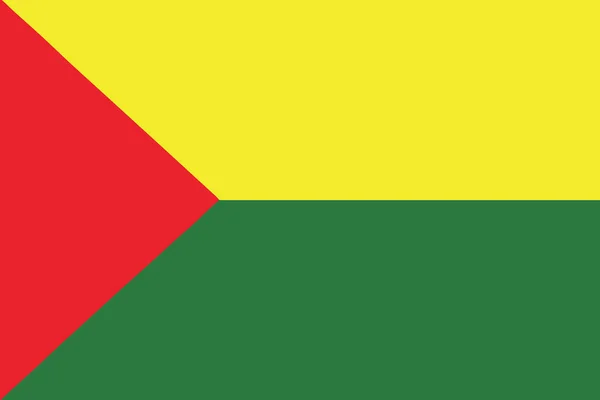 Vlag van Santa Rosa, Ecuador. Vector-formaat — Stockvector