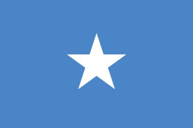 Somali bayrağı. Vektör biçimi