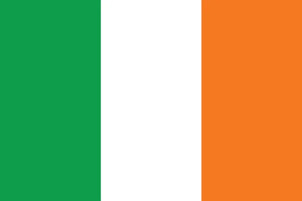 Bandeira da Irlanda. Formato vetorial —  Vetores de Stock