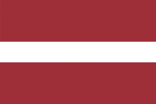 Lettland-Flagge. Vektorformat — Stockvektor