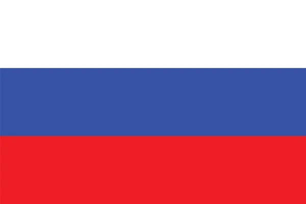 Rusya bayrağı. Vektör biçimi — Stok Vektör
