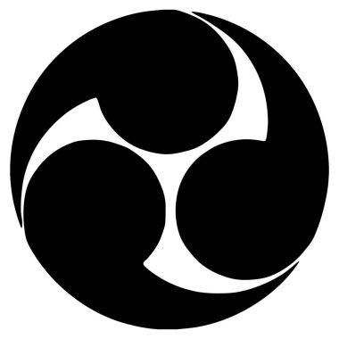 Dini işareti. Japon dinler. Hachiman Pzt türbelerin. 