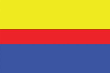 Plock, Polonya bayrağı. Vektör biçimi.