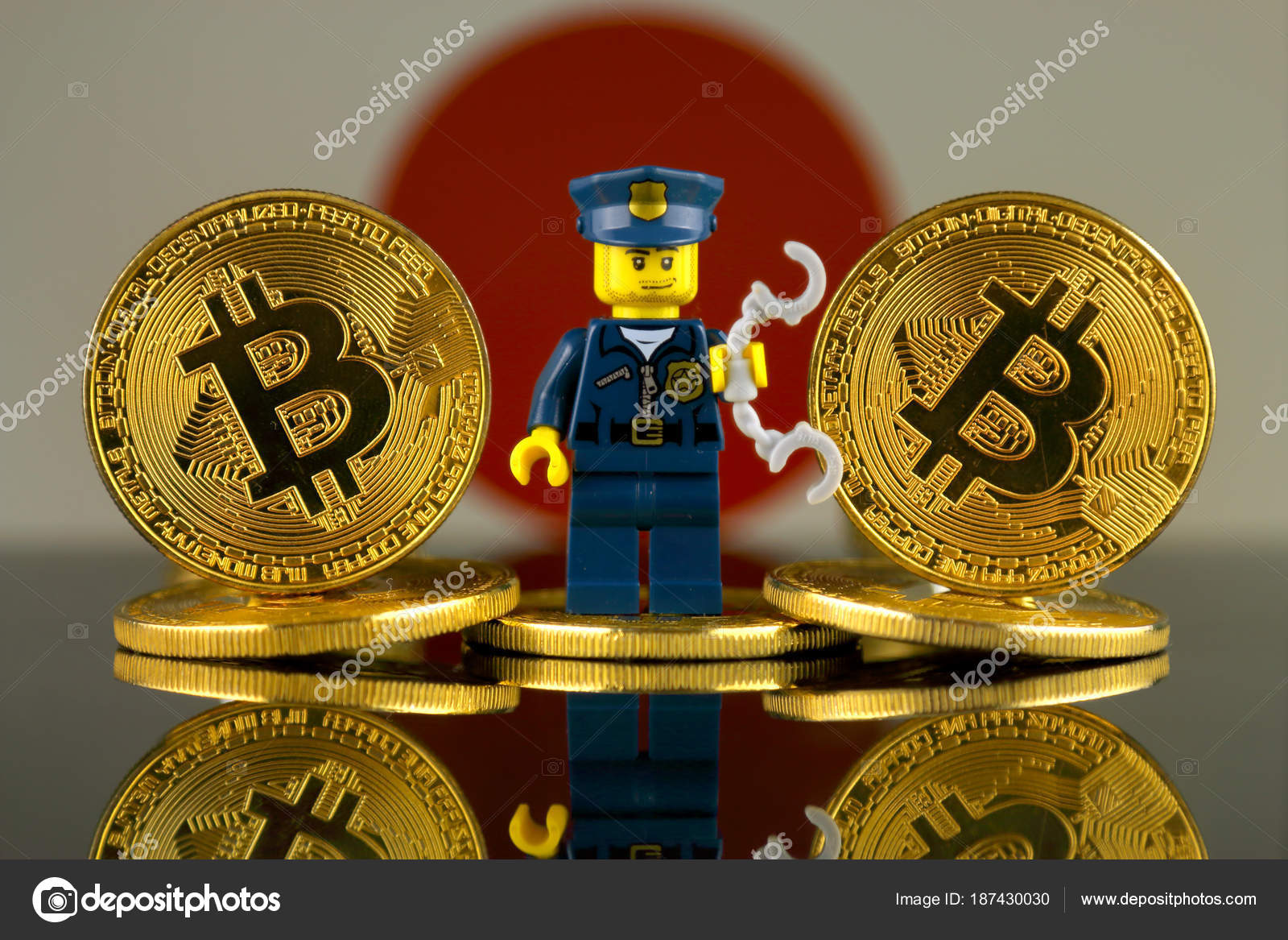 브로츠와프 폴란드 2018 Bitcoin 국기의 스튜디오 — 스톡 에디토리얼 사진 © PromesaStudio #187430030