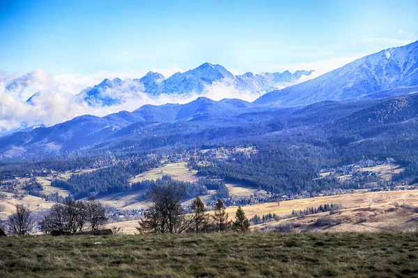 Polské Tatry Krajina Brzy Ráno Národní Park Tatra Podzim Zakopane — Stock fotografie