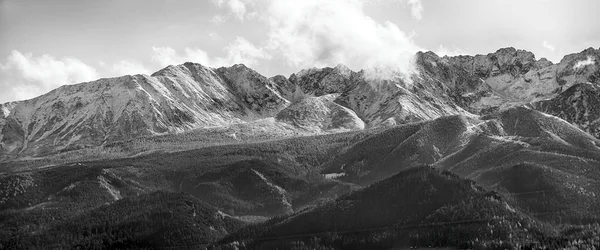 Polacco Paesaggio Monti Tatra Mattina Presto Parco Nazionale Dei Tatra — Foto Stock
