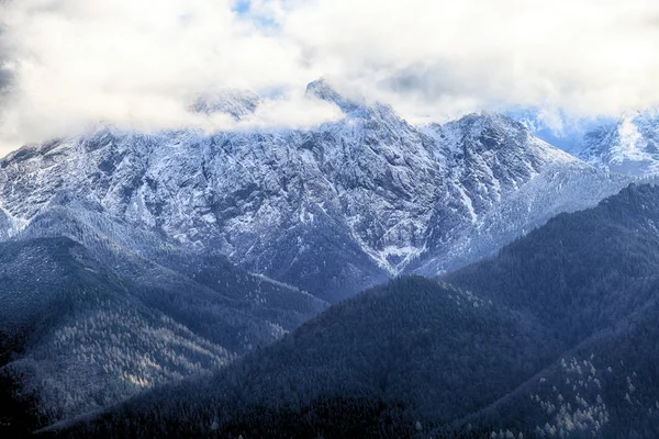 Paysage Des Montagnes Polonaises Tatra Tôt Matin Parc National Des — Photo
